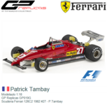Modelauto 1:18 | GP Replicas GP019G | Scuderia Ferrari 126C2 1982 #27 - P.Tambay Modelauto 1:18 | GP Replicas GP019G | Scuderia Ferrari 126C2 1982 #27 - P.Tambay
