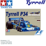 Modelauto 1:12 | Tamiya TAM12036 | Tyrrell P34 1976 #3 Modelauto 1:12 | Tamiya TAM12036 | Tyrrell P34 1976 #3
