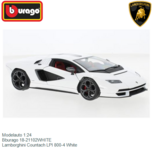 Modelauto 1:24 | Bburago 18-21102WHITE | Lamborghini Countach LPI 800-4 White Modelauto 1:24 | Bburago 18-21102WHITE | Lamborghini Countach LPI 800-4 White