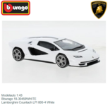 Modelauto 1:43 | Bburago 18-30459WHITE | Lamborghini Countach LPI 800-4 White Modelauto 1:43 | Bburago 18-30459WHITE | Lamborghini Countach LPI 800-4 White