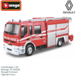 Vrachtwagen 1:50 | Bburago 18-32002B | Renault Premium | Vigili del Fuoco Vrachtwagen 1:50 | Bburago 18-32002B | Renault Premium | Vigili del Fuoco