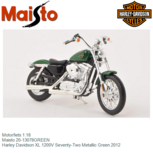 Motorfiets 1:18 | Maisto 20-13078GREEN | Harley Davidson XL 1200V Seventy-Two Metallic Green 2012 Motorfiets 1:18 | Maisto 20-13078GREEN | Harley Davidson XL 1200V Seventy-Two Metallic Green 2012