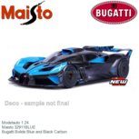 Modelauto 1:24 | Maisto 32911BLUE | Bugatti Bolide Blue and Black Carbon Modelauto 1:24 | Maisto 32911BLUE | Bugatti Bolide Blue and Black Carbon