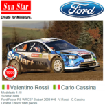 Modelauto 1:18 | Sunstar 3939 | Ford Focus RS WRC07 Stobart 2008 #46 - V.Rossi - C.Cassina Modelauto 1:18 | Sunstar 3939 | Ford Focus RS WRC07 Stobart 2008 #46 - V.Rossi - C.Cassina