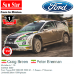 Modelauto 1:18 | Sunstar 3980 | Ford Focus RS WRC06 2022 #1 - C.Breen - P.Brennan Modelauto 1:18 | Sunstar 3980 | Ford Focus RS WRC06 2022 #1 - C.Breen - P.Brennan