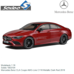 Modelauto 1:18 | Solido 1803104 | Mercedes Benz CLA Coupe AMG-Line C118 Metallic Dark Red 2019 Modelauto 1:18 | Solido 1803104 | Mercedes Benz CLA Coupe AMG-Line C118 Metallic Dark Red 2019