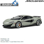 Modelauto 1:18 | Solido 1804506 | McLaren 600LT Coupé Blade Silver 2018 Modelauto 1:18 | Solido 1804506 | McLaren 600LT Coupé Blade Silver 2018