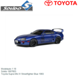 Modelauto 1:18 | Solido 1807603 | Toyota Supra Mk.IV Streetfighter Blue 1993 Modelauto 1:18 | Solido 1807603 | Toyota Supra Mk.IV Streetfighter Blue 1993