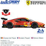 Modelauto 1:18 | Looksmart LS18LM036 | Ferrari 488 GTE EVO | AF-Corse 2023 #21 - U.de Pauw - J.Piquet - S.Mann Modelauto 1:18 | Looksmart LS18LM036 | Ferrari 488 GTE EVO | AF-Corse 2023 #21 - U.de Pauw - J.Piquet - S.Mann