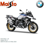 Motorfiets 1:18 | Maisto 20117 | BMW R1250 GS White 2020 Motorfiets 1:18 | Maisto 20117 | BMW R1250 GS White 2020