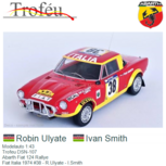 Modelauto 1:43 | Trofeu DSN-107 | Abarth Fiat 124 Rallye | Fiat Italia 1974 #38 - R.Ulyate - I.Smith Modelauto 1:43 | Trofeu DSN-107 | Abarth Fiat 124 Rallye | Fiat Italia 1974 #38 - R.Ulyate - I.Smith