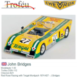 Modelauto 1:43 | Trofeu DSN-112 | Chevron B21 | Red Rose Racing with Tergal-Montjuich 1974 #27 - J.Bridges Modelauto 1:43 | Trofeu DSN-112 | Chevron B21 | Red Rose Racing with Tergal-Montjuich 1974 #27 - J.Bridges