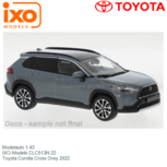 Modelauto 1:43 | IXO-Models CLC513N.22 | Toyota Corolla Cross Grey 2022 Modelauto 1:43 | IXO-Models CLC513N.22 | Toyota Corolla Cross Grey 2022