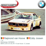 1:18 | Minichamps 155782504 | BMW LUIGI 3.0 CSL #4 - R.van Hoove - E.Joosen 1:18 | Minichamps 155782504 | BMW LUIGI 3.0 CSL #4 - R.van Hoove - E.Joosen