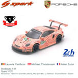 Modelauto 1:64 | Spark Y122 | Porsche GT Team 911 GT3 RSR LMGTE_PRO 2018 #92 - L.Vanthoor - M.Christensen - K.Estre Modelauto 1:64 | Spark Y122 | Porsche GT Team 911 GT3 RSR LMGTE_PRO 2018 #92 - L.Vanthoor - M.Christensen - K.Estre