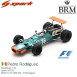 Modelauto 1:43 | Spark S5703 | BRM P133 1968 #16 - P.Rodriguez Modelauto 1:43 | Spark S5703 | BRM P133 1968 #16 - P.Rodriguez