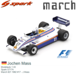 Modelauto 1:43 | Spark S7174 | March 821 1982 #17 - J.Mass Modelauto 1:43 | Spark S7174 | March 821 1982 #17 - J.Mass