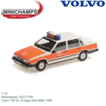 1:18 | Minichamps 155171790 | Volvo 740 GL Orange And White 1986 1:18 | Minichamps 155171790 | Volvo 740 GL Orange And White 1986