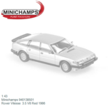 1:43 | Minichamps 940138501 | Rover Vitesse 3.5 V8 Red 1986 1:43 | Minichamps 940138501 | Rover Vitesse 3.5 V8 Red 1986