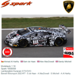 Modelauto 1:18 | Spark 18SB058 | Lamborghini Huracan GT3 EVO | Barwell Motorsport 2022 #77 - S.de Haan - A.MacDowall - S.Mitchell - A.Al Harthy Modelauto 1:18 | Spark 18SB058 | Lamborghini Huracan GT3 EVO | Barwell Motorsport 2022 #77 - S.de Haan - A.MacDowall - S.Mitchell - A.Al Harthy