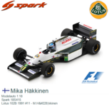 Modelauto 1:18 | Spark 18S415 | Lotus 102B 1991 #11 - M.Häkkinen Modelauto 1:18 | Spark 18S415 | Lotus 102B 1991 #11 - M.Häkkinen