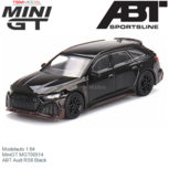 Modelauto 1:64 | MiniGT MGT00514 | ABT Audi RS6 Black Modelauto 1:64 | MiniGT MGT00514 | ABT Audi RS6 Black