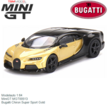 Modelauto 1:64 | MiniGT MGT00513 | Bugatti Chiron Super Sport Gold Modelauto 1:64 | MiniGT MGT00513 | Bugatti Chiron Super Sport Gold