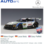 Modelauto 1:18 | Autoart 81930 | Mercedes Benz AMG GT3 | Mercedes-AMG Team Craft Bamboo Black Falcon 2019 #77 - M.Engel - L.Stolz - G.Paffett Modelauto 1:18 | Autoart 81930 | Mercedes Benz AMG GT3 | Mercedes-AMG Team Craft Bamboo Black Falcon 2019 #77 - M.Engel - L.Stolz - G.Paffett