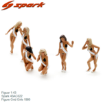 Figuur 1:43 | Spark 43AC022 | Figure Grid Girls 1980 Figuur 1:43 | Spark 43AC022 | Figure Grid Girls 1980