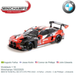 Modelauto 1:18 | Minichamps 155222025 | BMW M TEAM RLL M4 GT3 GTD PRO 2022 - A.Farfus - J.Krohn - C.de Phillippi - J.Edwards Modelauto 1:18 | Minichamps 155222025 | BMW M TEAM RLL M4 GT3 GTD PRO 2022 - A.Farfus - J.Krohn - C.de Phillippi - J.Edwards