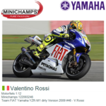 Motorfiets 1:12 | Minichamps 122093246 | Team FIAT Yamaha YZR-M1 dirty Version 2009 #46 - V.Rossi Motorfiets 1:12 | Minichamps 122093246 | Team FIAT Yamaha YZR-M1 dirty Version 2009 #46 - V.Rossi