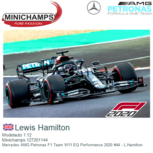 Modelauto 1:12 | Minichamps 127201144 | Mercedes AMG Petronas F1 Team W11 EQ Performance 2020 #44 - L.Hamilton Modelauto 1:12 | Minichamps 127201144 | Mercedes AMG Petronas F1 Team W11 EQ Performance 2020 #44 - L.Hamilton