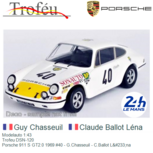 Modelauto 1:43 | Trofeu DSN-120 | Porsche 911 S GT2.0 1969 #40 - G.Chasseuil - C.Ballot Léna Modelauto 1:43 | Trofeu DSN-120 | Porsche 911 S GT2.0 1969 #40 - G.Chasseuil - C.Ballot Léna