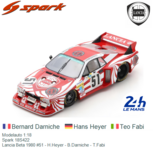 Modelauto 1:18 | Spark 18S422 | Lancia Beta 1980 #51 - H.Heyer - B.Darniche - T.Fabi Modelauto 1:18 | Spark 18S422 | Lancia Beta 1980 #51 - H.Heyer - B.Darniche - T.Fabi
