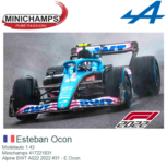 Modelauto 1:43 | Minichamps 417221831 | Alpine BWT A522 2022 #31 - E.Ocon Modelauto 1:43 | Minichamps 417221831 | Alpine BWT A522 2022 #31 - E.Ocon