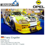 Modelauto 1:18 | Solido 1809702 | Opel Omega 3000 EVO 500 DTM | Irmscher Motorsport 1991 #36 - F.Engstler Modelauto 1:18 | Solido 1809702 | Opel Omega 3000 EVO 500 DTM | Irmscher Motorsport 1991 #36 - F.Engstler