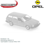 Modelauto 1:43 | Minichamps 940044110 | Opel Kadett D Caravan White 1979 Modelauto 1:43 | Minichamps 940044110 | Opel Kadett D Caravan White 1979
