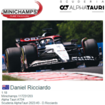 1:18 | Minichamps 117231203 | Alpha Tauri AT04 | Scuderia AlphaTauri 2023 #3 - D.Ricciardo 1:18 | Minichamps 117231203 | Alpha Tauri AT04 | Scuderia AlphaTauri 2023 #3 - D.Ricciardo