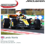 1:18 | Minichamps 537235504 | McLaren MCL60 2023 #4 - L.Norris 1:18 | Minichamps 537235504 | McLaren MCL60 2023 #4 - L.Norris
