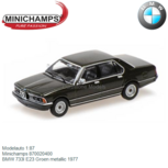 Modelauto 1:87 | Minichamps 870020400 | BMW 733I E23 Groen metallic 1977 Modelauto 1:87 | Minichamps 870020400 | BMW 733I E23 Groen metallic 1977