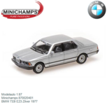 Modelauto 1:87 | Minichamps 870020401 | BMW 733I E23 Zilver 1977 Modelauto 1:87 | Minichamps 870020401 | BMW 733I E23 Zilver 1977