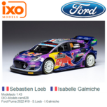 Modelauto 1:43 | IXO-Models ram828 | Ford Puma 2022 #19 - S.Loeb - I.Galmiche Modelauto 1:43 | IXO-Models ram828 | Ford Puma 2022 #19 - S.Loeb - I.Galmiche
