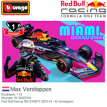 Modelauto 1:43 | Bburago 18-38082VM | Red Bull Racing RB19 RBPT 2023 #1 - M.Verstappen Modelauto 1:43 | Bburago 18-38082VM | Red Bull Racing RB19 RBPT 2023 #1 - M.Verstappen