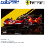 Modelauto 1:18 | Looksmart LS18RC023 | Scuderia Ferrari 499P Hypercar 2022 #50 Modelauto 1:18 | Looksmart LS18RC023 | Scuderia Ferrari 499P Hypercar 2022 #50