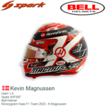 Helm 1:5 | Spark 5HF097 | Bell Helmet | Moneygram Haas F1 Team 2023 - K.Magnussen Helm 1:5 | Spark 5HF097 | Bell Helmet | Moneygram Haas F1 Team 2023 - K.Magnussen