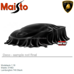Modelauto 1:18 | Maisto 31463 | Lamborghini 74X Black Modelauto 1:18 | Maisto 31463 | Lamborghini 74X Black