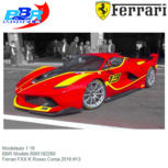 Modelauto 1:18 | BBR Models BBR182265 | Ferrari FXX K Rosso Corsa 2016 #13 Modelauto 1:18 | BBR Models BBR182265 | Ferrari FXX K Rosso Corsa 2016 #13