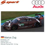 Modelauto 1:43 | Spark SG874 | Audi R8 LMS GT3 | Attempto Racing 2022 - M.Zug Modelauto 1:43 | Spark SG874 | Audi R8 LMS GT3 | Attempto Racing 2022 - M.Zug