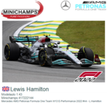 Modelauto 1:43 | Minichamps 417222144 | Mercedes AMG Petronas Formula One Team W13 E-Performance 2022 #44 - L.Hamilton Modelauto 1:43 | Minichamps 417222144 | Mercedes AMG Petronas Formula One Team W13 E-Performance 2022 #44 - L.Hamilton