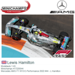 Modelauto 1:43 | Minichamps 417220544 | Mercedes AMG F1 W13 E-Performance 2022 #44 - L.Hamilton Modelauto 1:43 | Minichamps 417220544 | Mercedes AMG F1 W13 E-Performance 2022 #44 - L.Hamilton